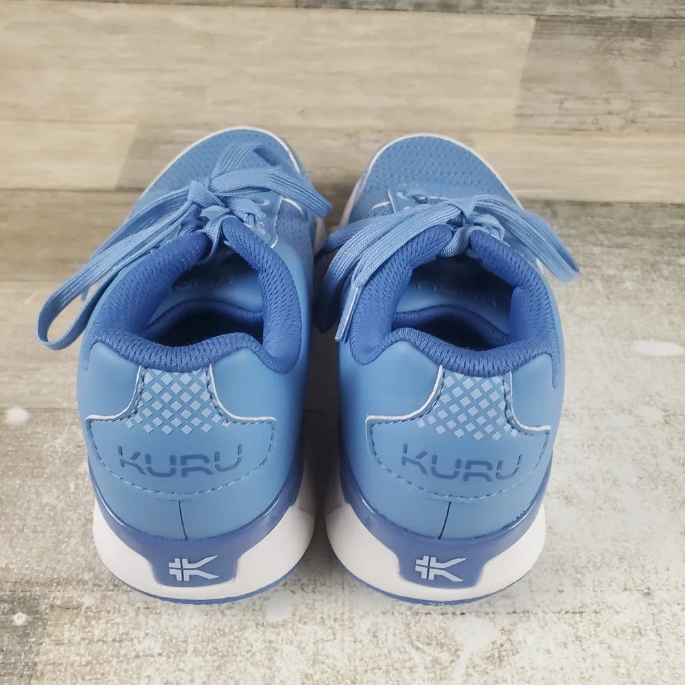 Kuru Quantum 2.0 Womens Shoes Sz 6.5 M Athletic Running Blue‎ Mesh Sneaker